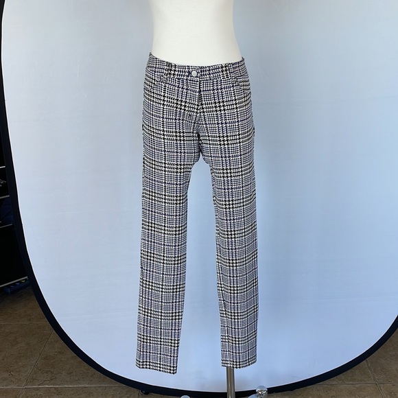 NWOT McLaughlin Plaid Stretchy Pants Size 2 - Picture 11 of 16